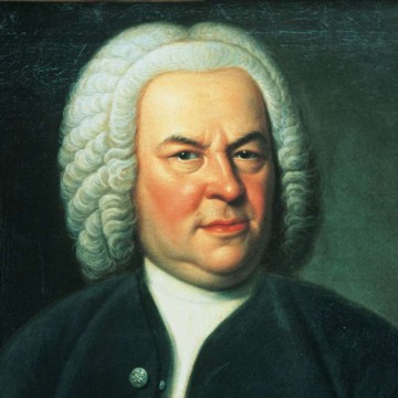 Bach portrait 1748 by Hausmann at Wikimedia Commons.