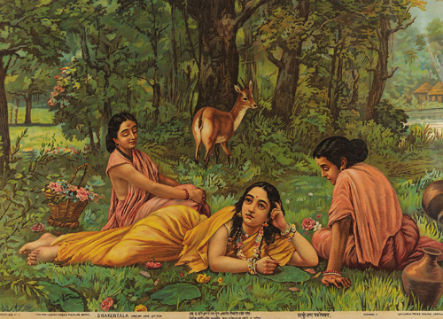 https://commons.wikimedia.org/wiki/File:Raja_Ravi_Varma,_Sakunthala_Pathralekhan.jpg