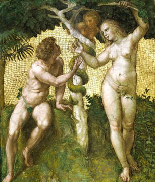 Painting by Raphael at Wikimedia Commons.