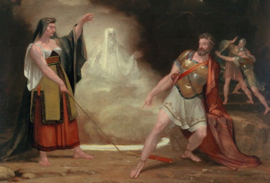 Painting by Washington Allston, 1820 at Wikimedia Commons.